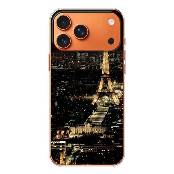 Чехол с принтом «Ночной Париж» для iPhone 17 Pro Max