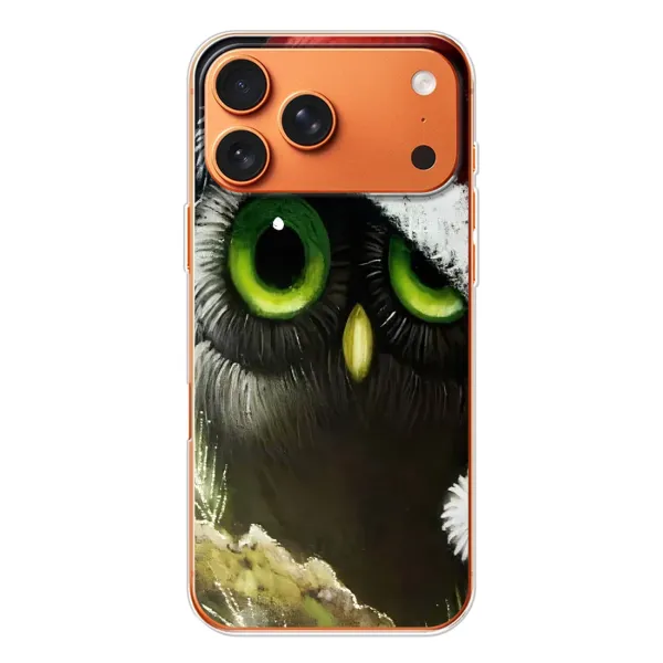 Чохол з принтом «Новорічна Сова» для iPhone 17 Pro Max Чохол з принтом «Новорічна Сова» для iPhone 17 Pro Max