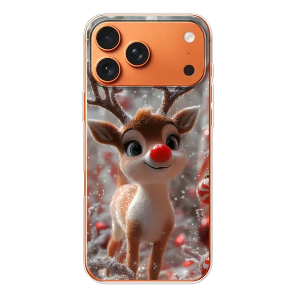 Чохол з принтом «Олень з носом» для iPhone 17 Pro Max Чохол з принтом «Олень з носом» для iPhone 17 Pro Max