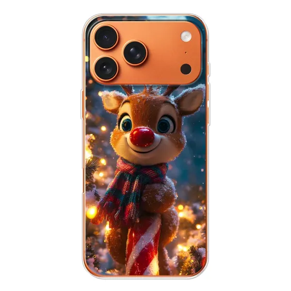 Чохол з принтом «Олень з шарфом» для iPhone 17 Pro Max Чохол з принтом «Олень з шарфом» для iPhone 17 Pro Max