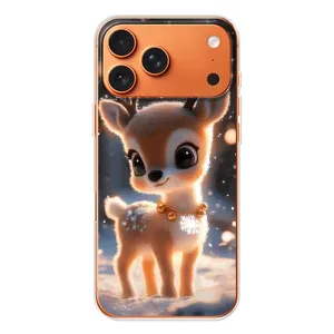 Яскравий чохол для iPhone 17 Pro Max з Зимові Оленята (Оленятко)