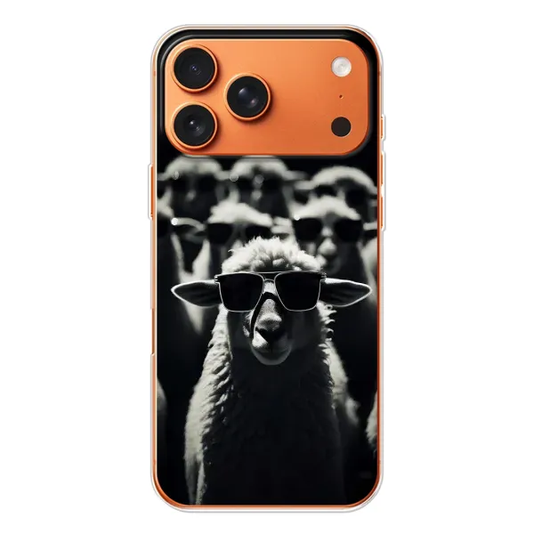 Чехол с принтом «Овечка в очках» для iPhone 17 Pro Max Чехол с принтом «Овечка в очках» для iPhone 17 Pro Max