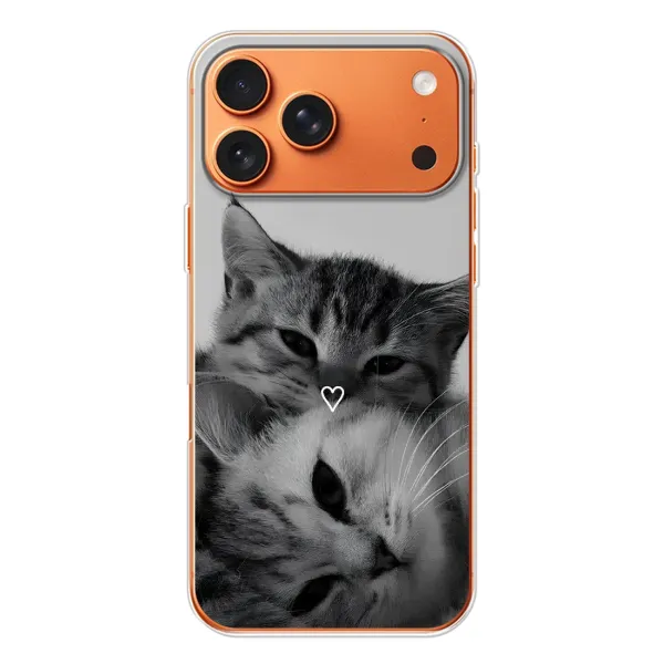 Чохол з принтом «Пара котів» для iPhone 17 Pro Max Чохол з принтом «Пара котів» для iPhone 17 Pro Max