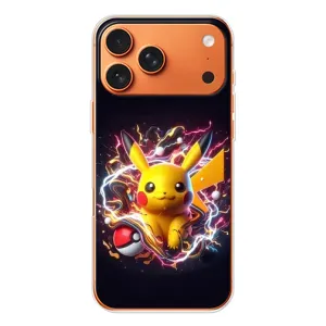 Чохол з Пікачу на iPhone 17 Pro Max (Пікачу з м'ячем)
