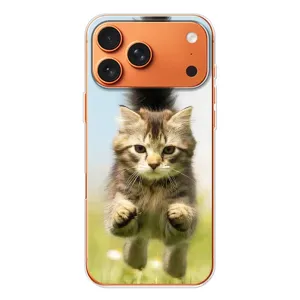 Чехлы с Котиками для iPhone 17 Pro Max (VPrint) (Прыжок кота)