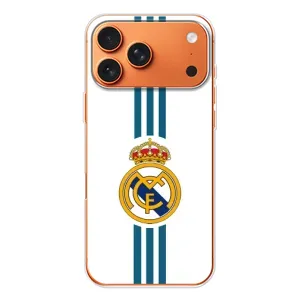 ФК Реал Мадрид чохли для iPhone 17 Pro Max (AlphaPrint) (Реал Мадрид на білому)