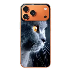Чехлы с Котиками для iPhone 17 Pro Max (VPrint) (Серый Кот)