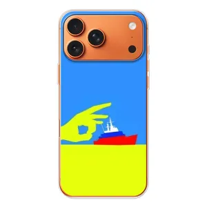 Чехол с принтом (Русский корабль...) для Айфон 17 Pro Max (AlphaPrint)