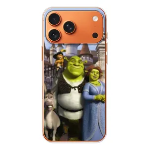 Чехол с мультфильмом Шрек на iPhone 17 Pro Max (Сказочные герои Шрека)