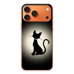 Чехол с принтом для iPhone 17 Pro Max (AlphaPrint) Модные коты (Силуэт котика)