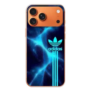 Чохли Адидас для iPhone 17 Pro Max (AlphaPrint) (Синій Адідас)