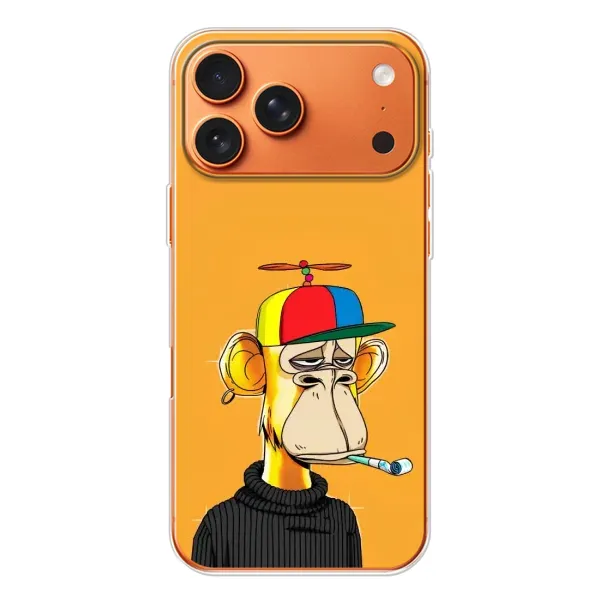 Чохол з принтом «Нудна мавпа NFT» для iPhone 17 Pro Max