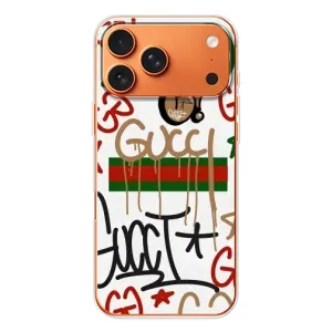 Бренднові Чохли для iPhone 17 Pro Max - (PREMIUMPrint) (Стиль GUUCI)