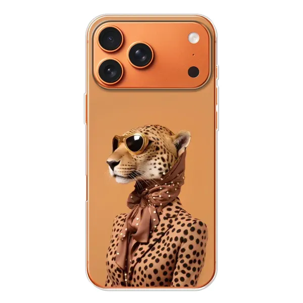Чехол с принтом «Стильный леопард» для iPhone 17 Pro Max Чехол с принтом «Стильный леопард» для iPhone 17 Pro Max