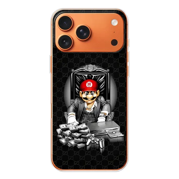 Чехол с принтом «Супер Марио» для iPhone 17 Pro Max