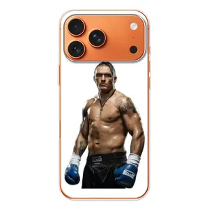 Чохол з картинкою Олександр Усик для iPhone 17 Pro Max (Усик на білому)