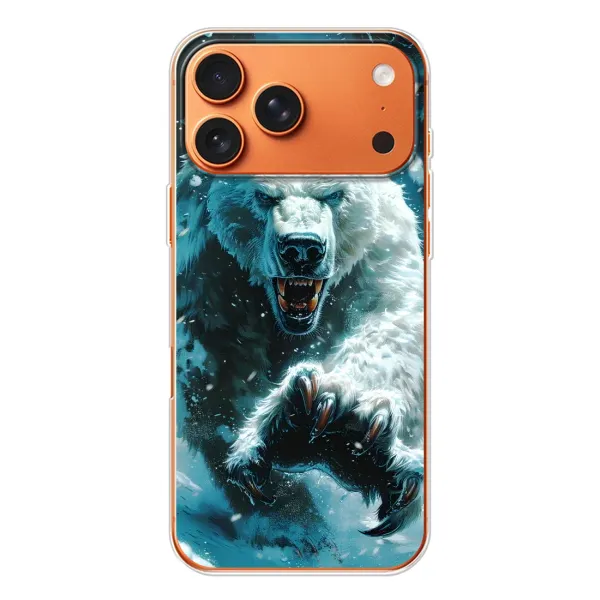 Чохол з принтом «Полярний ведмідь» для iPhone 17 Pro Max Чохол з принтом «Полярний ведмідь» для iPhone 17 Pro Max