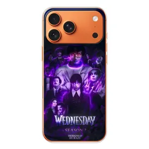 Чохол з дизайном Венздей 2 на iPhone 17 Pro Max (Фіолетова магія Венздей)