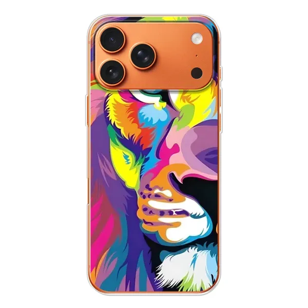 Чохол з принтом «Яскравий Лев» для iPhone 17 Pro Max