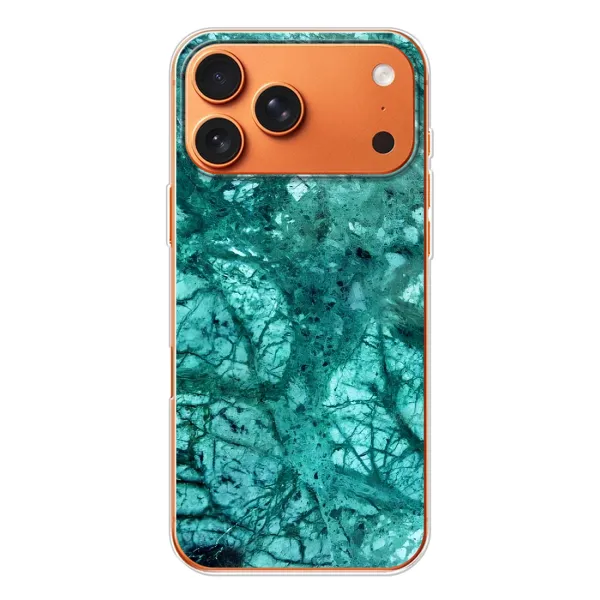 Чохол з принтом «Зелений мрамор» для iPhone 17 Pro Max Чохол з принтом «Зелений мрамор» для iPhone 17 Pro Max