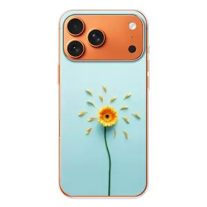 Чехлы с Цветами для iPhone 17 Pro Max (VPrint) (Желтый цветок)