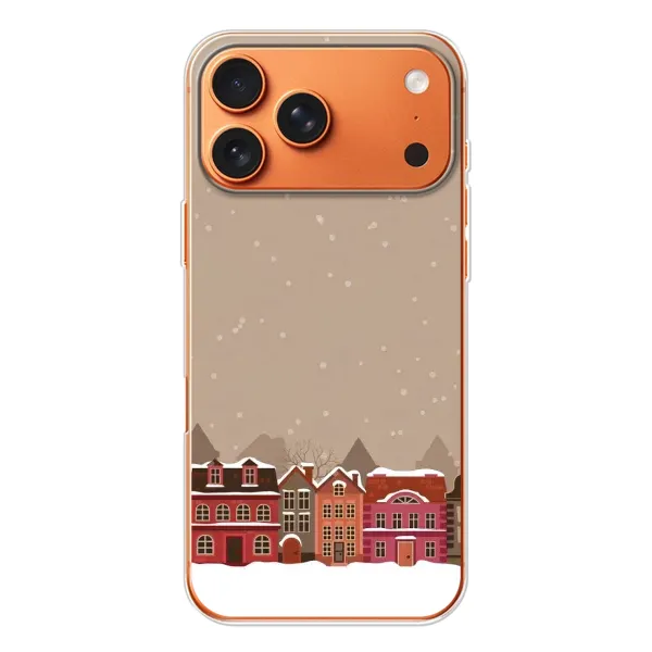 Чехол с принтом «Зимний город» для iPhone 17 Pro Max