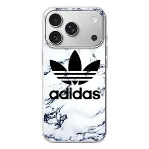 Чехлы Адидас для iPhone 17 Pro (AlphaPrint) (Адидас на мраморе)