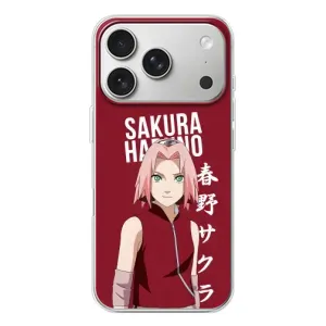 Чехлы Персонажи Аниме Наруто для iPhone 17 Pro (AlphaPrint) (Аниме Сакура)