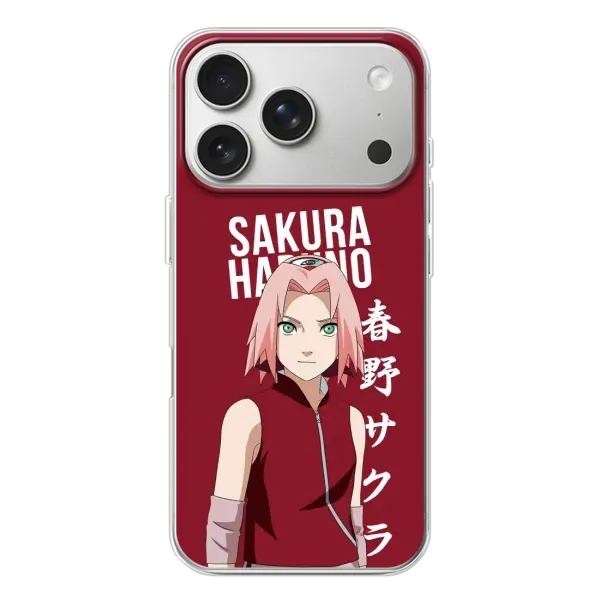 Чехол с принтом «Аниме Сакура» для iPhone 17 Pro