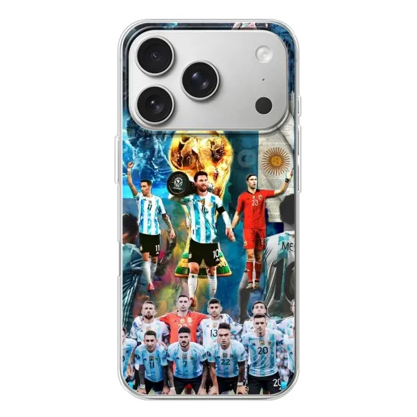 Чохол з принтом «Аргентина Мессі» для iPhone 17 Pro Чохол з принтом «Аргентина Мессі» для iPhone 17 Pro
