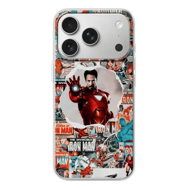 Чохол з принтом «Айронмен» для iPhone 17 Pro