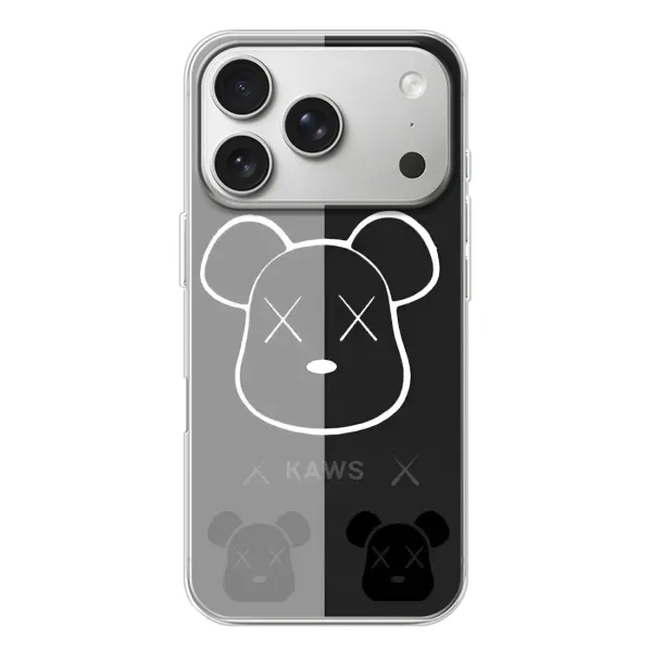 Чехол с принтом «БеарБрик глаза» для iPhone 17 Pro