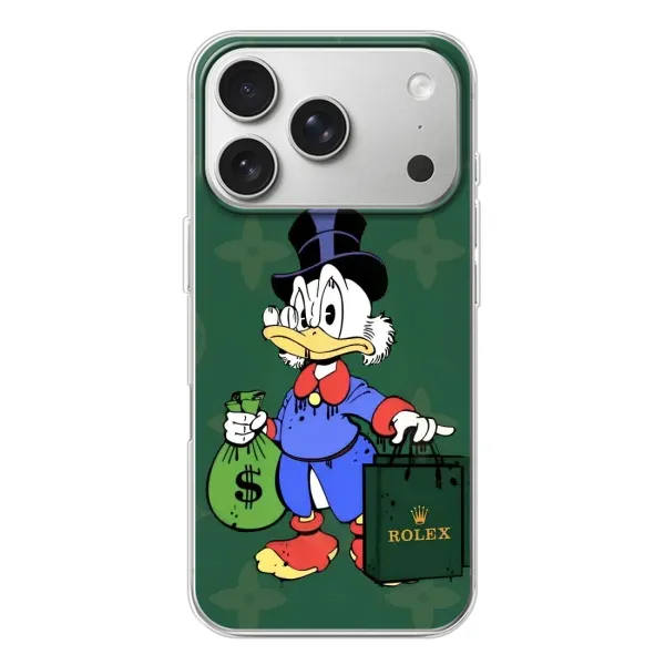 Чехол с принтом «Богатая Утка» для iPhone 17 Pro