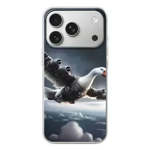 Чохол з мемом Тралалело тралала на iPhone 17 Pro (Бомбардіні гусіні)