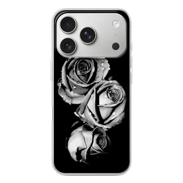 Чехол с принтом «Черная роза» для iPhone 17 Pro Чехол с принтом «Черная роза» для iPhone 17 Pro
