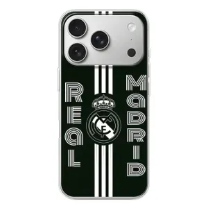 ФК Реал Мадрид чехлы для iPhone 17 Pro (AlphaPrint) (черно белый Реал)