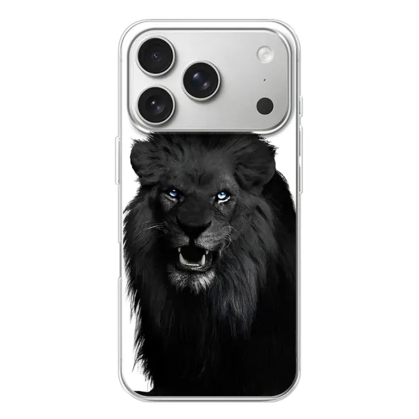 Чехол с принтом «Черный ЛЕВ» для iPhone 17 Pro