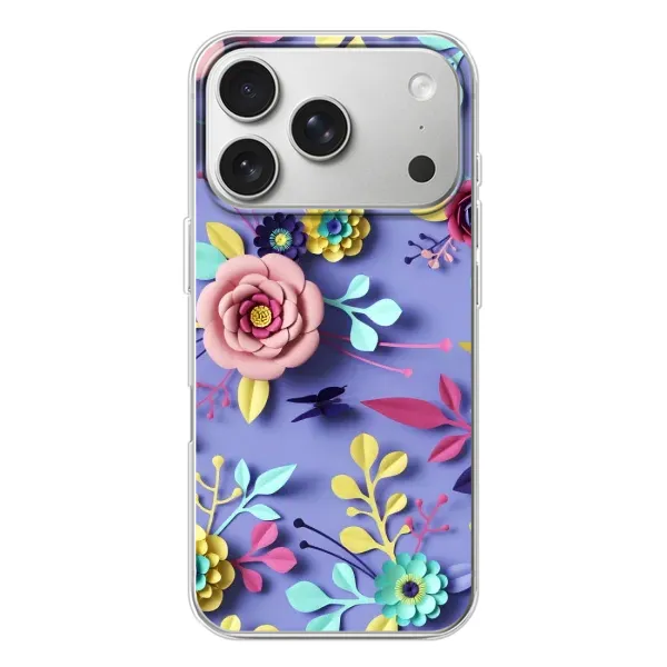 Чехол с принтом «Цветочный дизайн» для iPhone 17 Pro