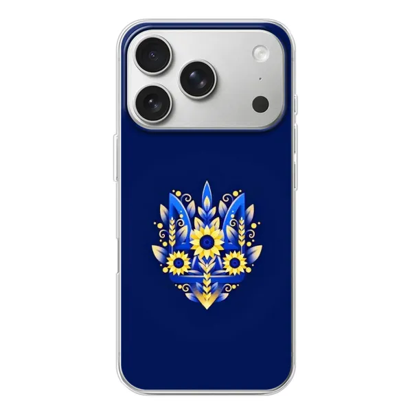 Чехол с принтом «Цветочный Герб» для iPhone 17 Pro