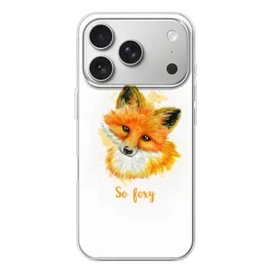 Чохли з картинкою Лисичка для iPhone 17 Pro (VPrint) (Дівчинка Лиса)