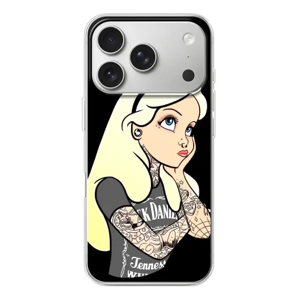 Чехол с принтом «Девочка в тату» для iPhone 17 Pro