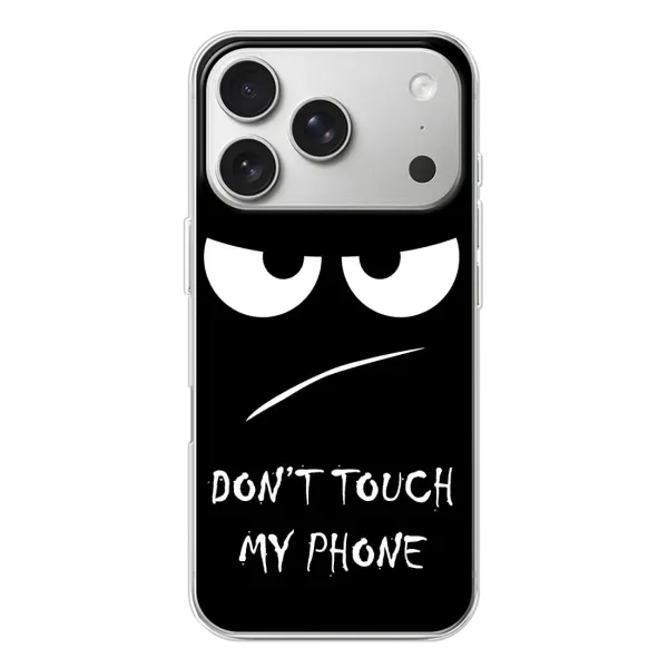 Чехол с принтом «Dont Touch» для iPhone 17 Pro Чехол с принтом «Dont Touch» для iPhone 17 Pro