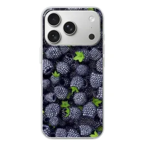 Чехлы с Фруктами для iPhone 17 Pro (VPrint) (Ежевика)