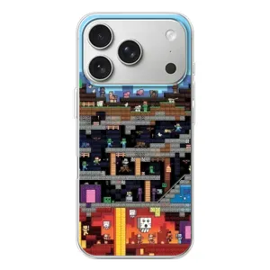 Чохол Майнкрафт на iPhone 17 Pro (AlphaPrint) Minecraft (фон Minecraft)