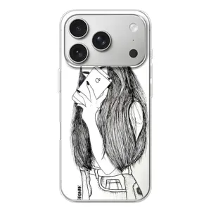 Чехол с печатью для iPhone 17 Pro - (Мода) (AlphaPrint) (Фото девочки)