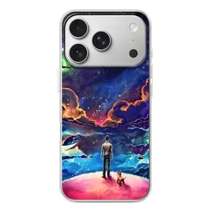 Космічні Чохли для Айфон 17 Pro (VPrint) (Вид Галактики)