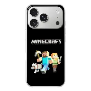 Чохол Майнкрафт на iPhone 17 Pro (AlphaPrint) Minecraft (герої Minecraft)