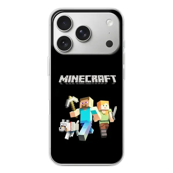 Чохол з принтом «герої Minecraft» для iPhone 17 Pro Чохол з принтом «герої Minecraft» для iPhone 17 Pro