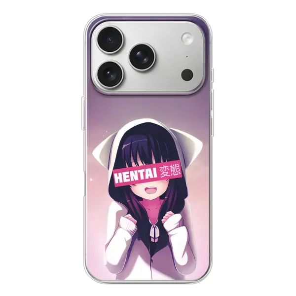 Чехол с принтом «Hentai chan» для iPhone 17 Pro