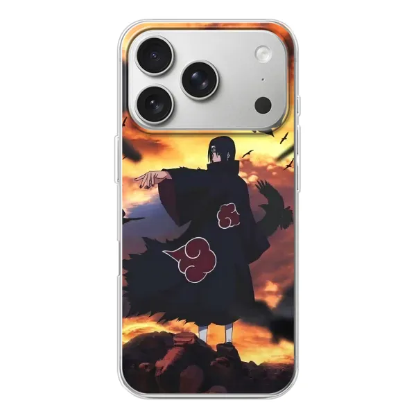 Чехол с принтом «Итачи с воронами» для iPhone 17 Pro